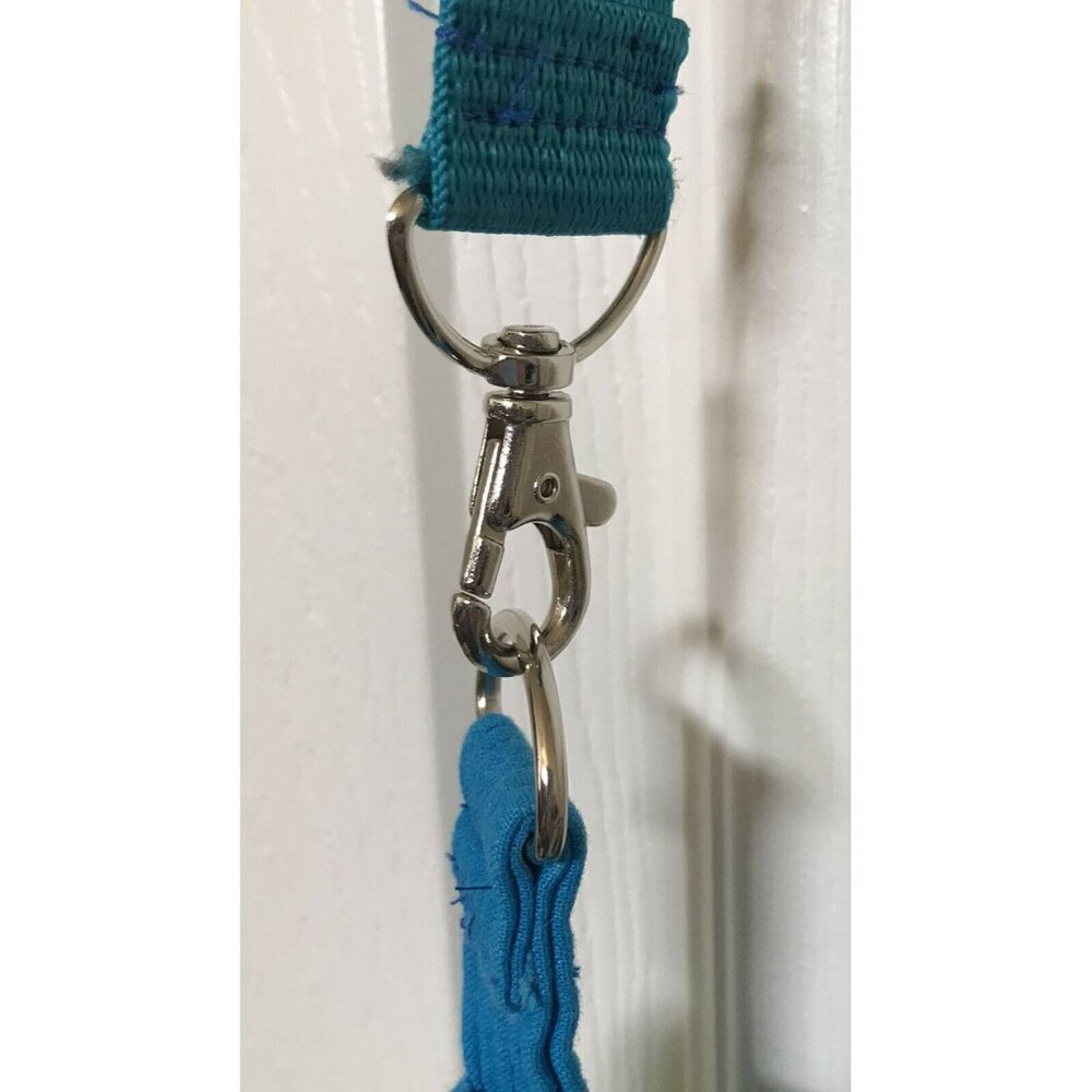 Colorful Sea Turtles Fish Cotton Shoulder Handbag 11" X 9" Blue Green Teal Ocean - Picture 7 of 9
